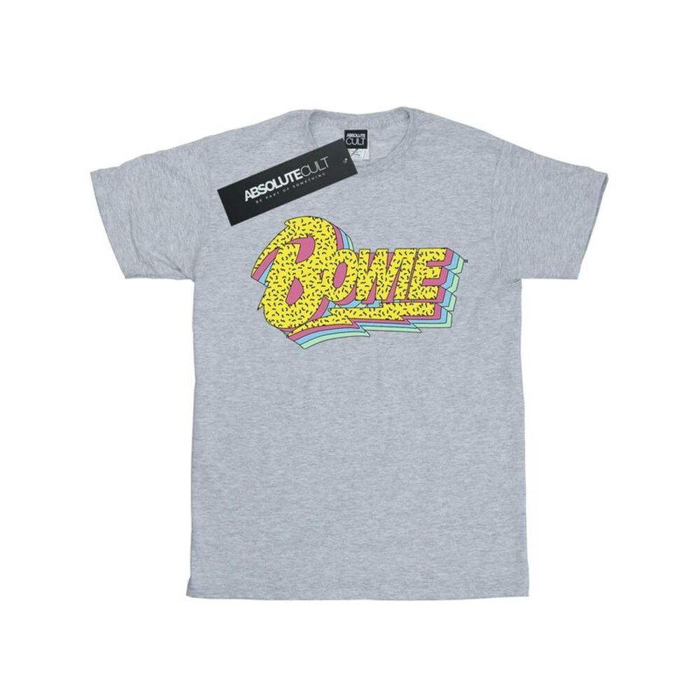 David Bowie Womens/Ladies Moonlight 90s Logo Cotton Boyfriend T-Shirt / Sports G